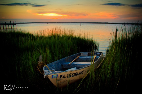Sunset Boat 001